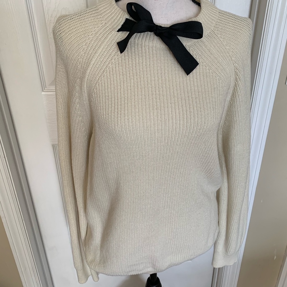 JCrew Bow sweater